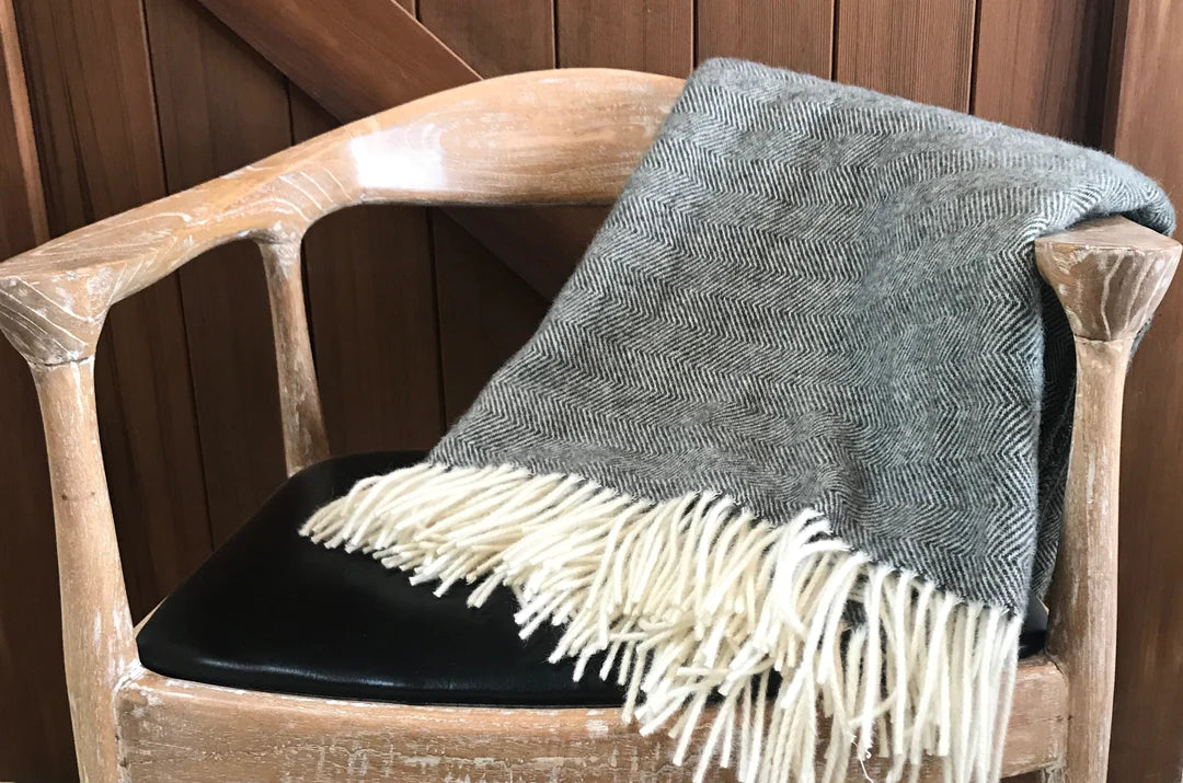 Mt Somers Station Lambs Wool Blanket