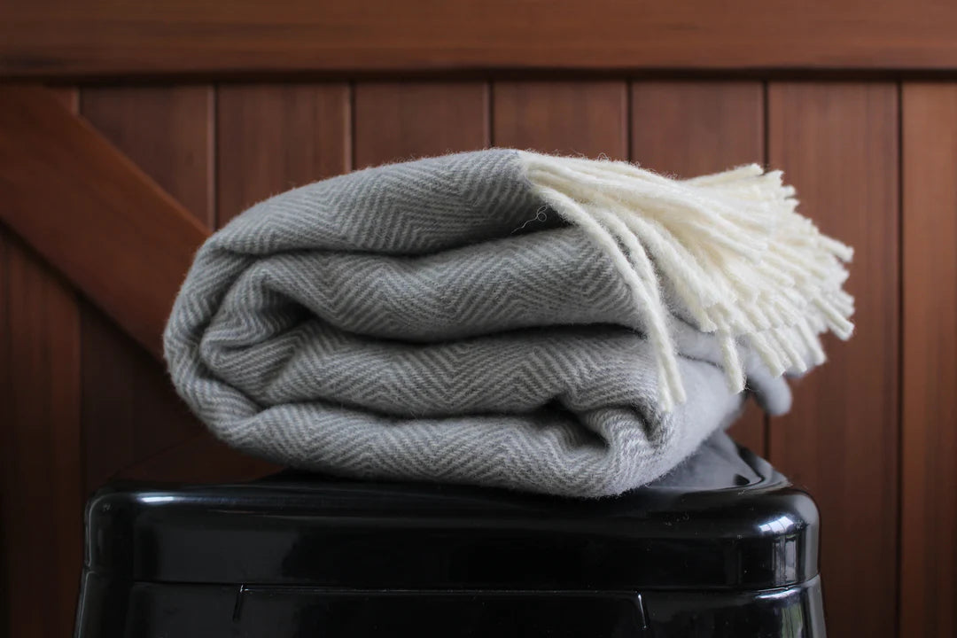 Mt Somers Station Lambs Wool Blanket