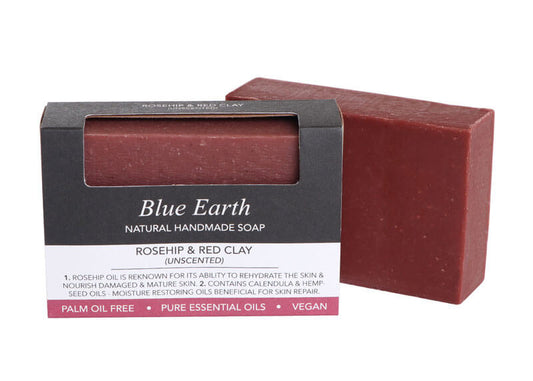 Blue Earth Soap - Rosehip & Red Clay (Unscented)